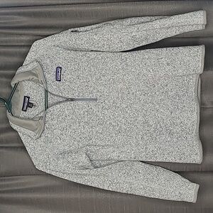Woman's XS Patagonia Grey Quarter Zip Sweater